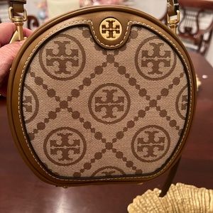 Tory Burch T Monogram Circle jacquard Bag